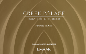 CREEK PALACE DUBAI CREEK HARBOUR FLOOR PLANS BY ADRESS HOTELS + RESORTS - EMAAR